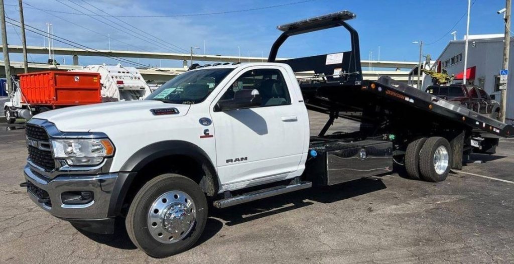 Flatbed Tow Truck